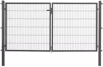 Floraworld Comfort Doppeltor Einstabmatte 300x120cm anthrazit