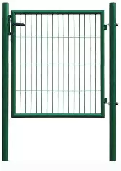 Floraworld Gartentor Classic für Einstabmattenzaun, 100x100cm, moosgrün, Stahl