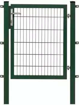 Floraworld Gartentor Premium Doppelstab, 100x120cm, moosgrün