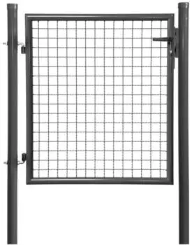 Floraworld Standard Einzeltor 100x100cm, anthrazit, Stahl, zum Einbetonieren