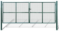 vidaXL Gartentor aus Maschengewebe 400x150 cm