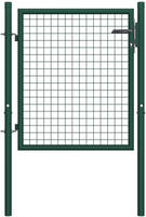 vidaXL Zauntor Stahl 100x75 cm Gr&uuml;n