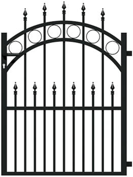 Alberts Einzeltor Bordeaux Alu 960x1000mm anthrazit (510121)