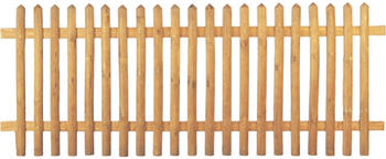 T&J Senkrechtzaun 250 x 150 cm braun