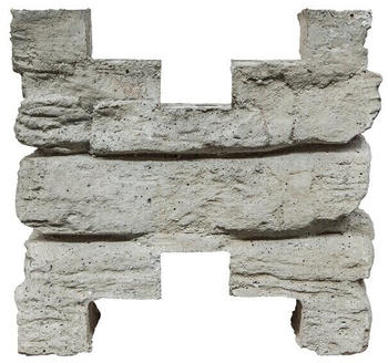 Beckers Betonzaun Zwischenpfostenkappe Nostalgie 20 x 8 x 20 cm grau (2767440)