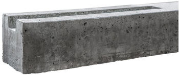 Beckers Betonzaun Anfangspfosten einseitig 130 cm grau (2763480)
