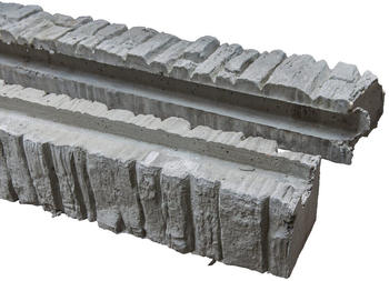 Beckers Betonzaun Anfangspfosten Nostalgie 275 cm grau (2765949)