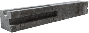 Beckers Betonzaun Eckpfosten einseitig 290 cm grau (2763621)