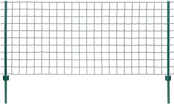 vidaXL Steel Euro Fence 20 x 1,5 m green