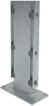 Floraworld Zaunpfosten 4 x 110 x 110 cm silber