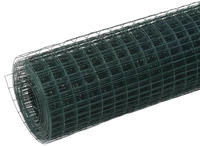 vidaXL Drahtzaun Stahl mit PVC-Beschichtung 10x1,5 m Gr&uuml;n