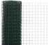 vidaXL Steel Euro Fence 10 x 1,5 m green