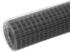 vidaXL Drahtzaun Stahl mit PVC-Beschichtung 25x0,5 m 16 x 16 (143653) grau