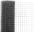 vidaXL Drahtzaun Stahl mit PVC-Beschichtung 25x0,5 m 16 x 16 (143653) grau