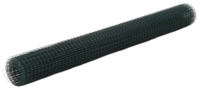 vidaXL Drahtzaun Stahl mit PVC-Beschichtung 25x1,5 m Gr&uuml;n