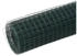 vidaXL Drahtzaun Stahl mit PVC-Beschichtung 25x1,5 m 25 x 25 (143636) grün