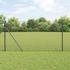 vidaXL Geschweißter Drahtzaun 1,2x25 m Stahl (42005218) grau