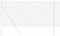 vidaXL Eurozaun Gr&uuml;n 0,4 x 10 m PVC-beschichtetes Eisen