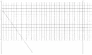 vidaXL Euro-Zaun 0,4x10 m Stahl (42004346) gr&uuml;n