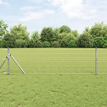 vidaXL Euro-Zaun 0.6x10 m Verzinkter Stahl (42004635)