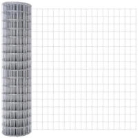 vidaXL Eurozaun 1,4 x 10 m PVC-beschichtetes Eisen