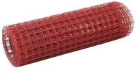 vidaXL Drahtzaun Stahl mit PVC-Beschichtung 10x0,5 m Rot