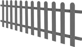 vidaXL Lattenzaun WPC 200 x 60 cm (42818) grau