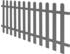 vidaXL Lattenzaun WPC 200x80 cm (42819) grau