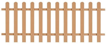 vidaXL Lattenzaun WPC 200 x 80 cm (42823) braun