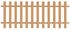 vidaXL Lattenzaun WPC 200 x 80 cm (42823) braun