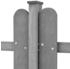 vidaXL Lattenzaun mit Pfosten 3 Stk. WPC 600x60 cm (42826) grau