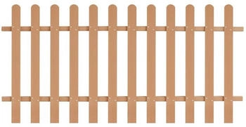 vidaXL Lattenzaun WPC 200x100 cm (42824) braun