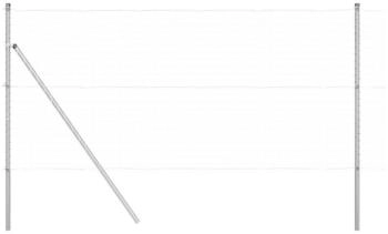vidaXL Zaunpfosten 26 Stk Ø32 mm 190 cm Verzinkter Stahl (3350157)