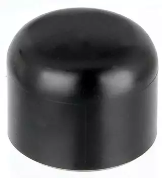 Alberts Pfostenkappe für runde Metallpfosten schwarz für Pfosten-Ø 38 mm (654481)