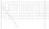 vidaXL Euro-Zaun 0,8x10 m Stahl (42004500) grau