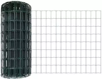 vidaXL Euro Zaun mit 5 U-Pfosten, , 0,8x10 m Stahl (3335990) grün