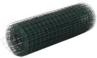 vidaXL Drahtzaun Stahl mit PVC-Beschichtung 10x0,5 m Gr&uuml;n