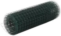 vidaXL Drahtzaun Stahl mit PVC-Beschichtung 10x0,5 m Gr&uuml;n