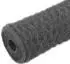 vidaXL Drahtzaun Stahl mit PVC-Beschichtung 25x1,5 m (143288) grau