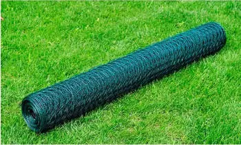 vidaXL Drahtzaun mit PVC-Beschichtung 25x0,75 m (140410) gr&uuml;n