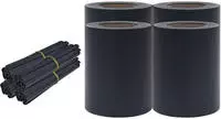 vidaXL Sichtschutzstreifen PVC 140 x 0,19 m Matt Dunkelgrau