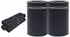 vidaXL Garten-Sichtschutz 4 Stk. PVC 35x0,19 m Matt-Dunkelgrau (147868)