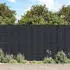 vidaXL Garten-Sichtschutz 4 Stk. PVC 35x0,19 m Matt-Dunkelgrau (147868)