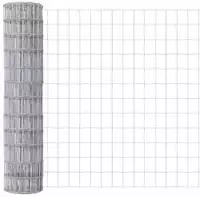 vidaXL Eurozaun 1,2 x 25 m PVC-beschichtetes Eisen