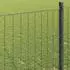 vidaXL Eurozaun Grau 1 x 10 m PVC-beschichtetes Eisen (42004485)
