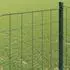 vidaXL Eurozaun Grün 0,8 x 25 m PVC-beschichtetes Eisen (42004396)