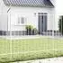 vidaXL Gartenzaun 3 pcs Weiß 5,1 x 1,5 m Pulverbeschichteter Stahl (3334062)