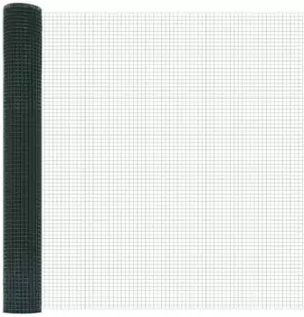 vidaXL Geschweißter Drahtzaun Grün 1,2 x 25 m (42005073)