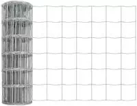 vidaXL Eurozaun 0,8 x 10 m PVC-beschichtetes Eisen