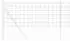 vidaXL Eurozaun Grau 0,4 x 50 m PVC-beschichtetes Eisen (42004586)